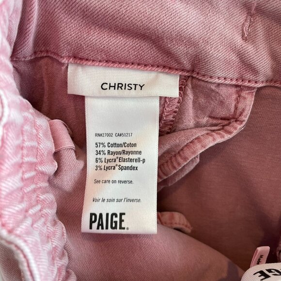 PAIGE JEANS Christy Joggers - Drawstring Pants with Elastic Waist - Size 26 - Picture 8 of 15